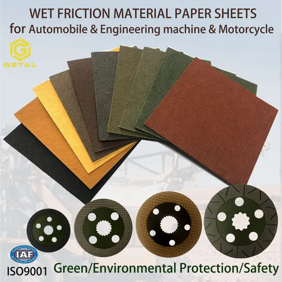 High Quality Carbon Fiber Wet Friction Material Paper with Kevlar 
