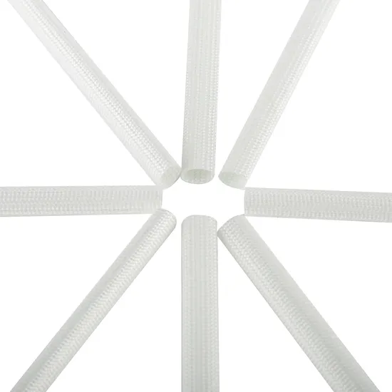 Insulating Silicone Fiberglass Sleeving for Flexible Pipe Protection 