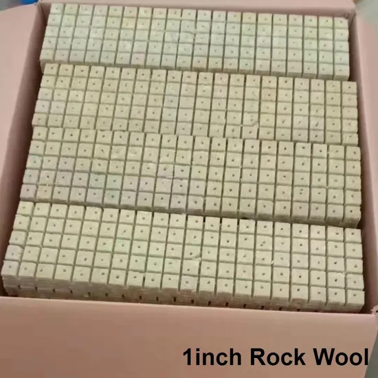 Growing Rock Wool Cubes Plant Grow Substrate Mineral Rockwool Cube 