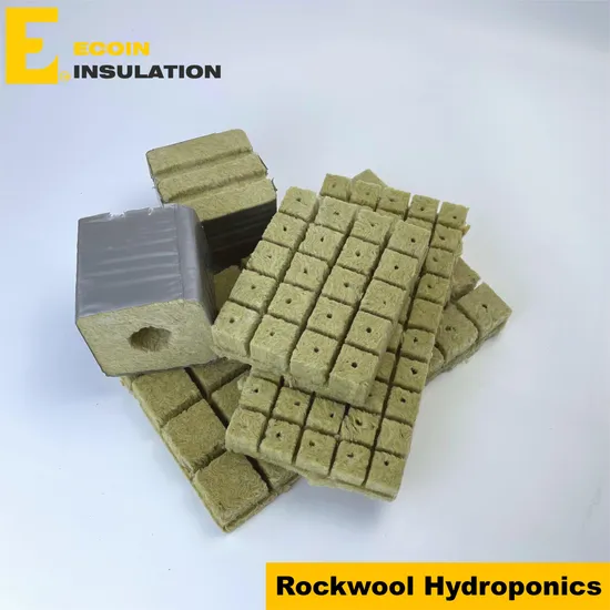 Soilless Culture Stonewool Growing Cubes Growing Cube Agricultural Growing Media Stone Wool 