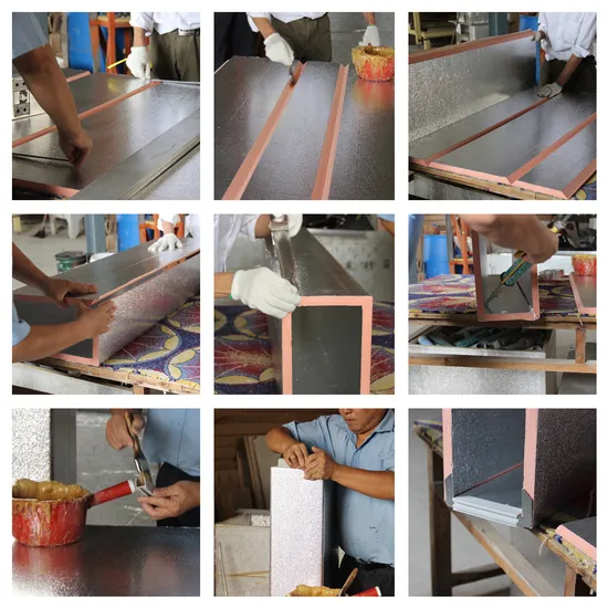 Pre Insulated Duct PVC Covering Angle Plastic Angle for Ventilation Duct