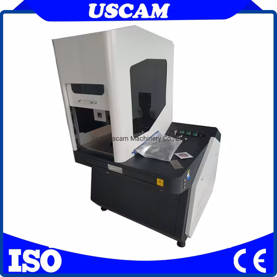 Raycus Laser Source 30W 50W 100W Fiber Laser Marking Machine for Brass Aluminum Tag Steel Engraving