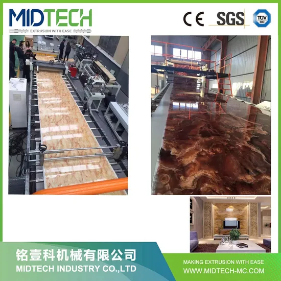 Premium High Gloss PVC Marble Wall Covering for Decor 